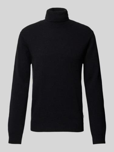 Casual Friday Rollkragenpullover mit Label-Detail Modell 'Karl' in Ant...