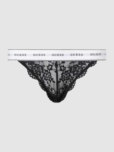 Guess String mit Spitze Modell 'BELLE BRAZILIAN' in Black, Größe XL