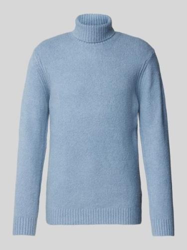 Cinque Strickpullover mit Rollkragen in Blau, Größe XXL