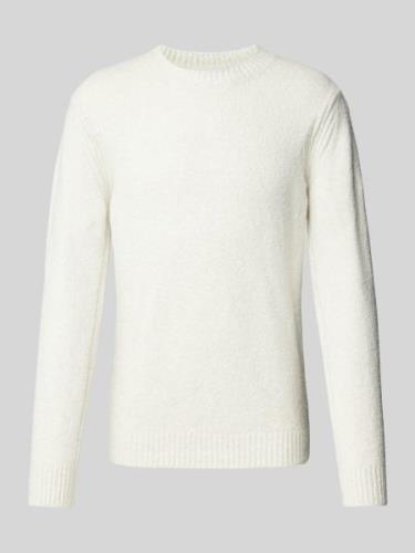 Cinque Strickpullover mit Rundhalsausschnitt Modell 'ZAC' in Offwhite,...