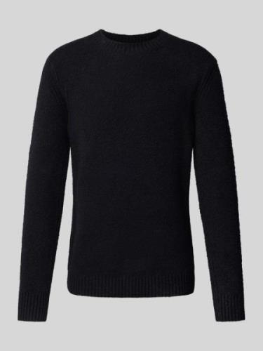 Cinque Strickpullover mit Rundhalsausschnitt Modell 'ZAC' in Black, Gr...