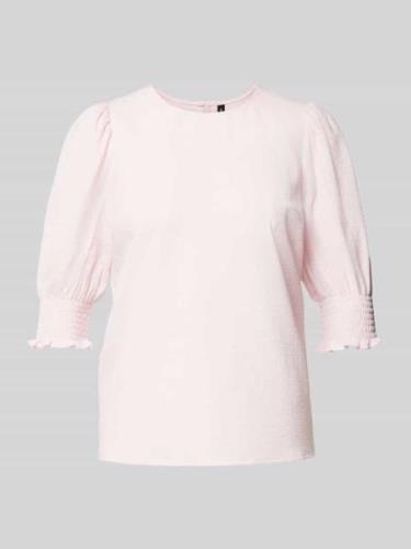 Vero Moda Bluse mit Smok-Details Modell 'NINA' in Rosa, Größe M