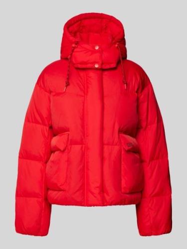 Levi's® Steppjacke mit Kapuze in Rot, Größe M