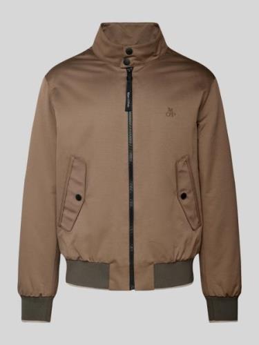 Marc O'Polo Harrington Jacket mit Stehkragen in Beige, Größe S