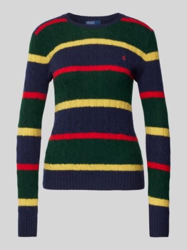 Polo Ralph Lauren Strickpullover mit Logo-Stitching Modell 'JULIANNA' ...