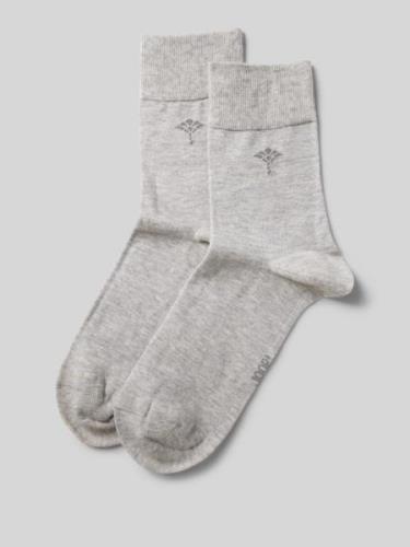 JOOP! Collection Socken mit Label-Print im 2er-Pack in Hellgrau Melang...