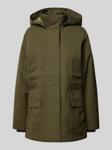 Barbour Jacke mit Kapuze Modell 'BUTTERCUP' in Oliv, Größe 38