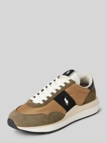 Polo Ralph Lauren Sneaker mit Logo-Print Modell 'TRAIN 89' in Oliv, Gr...