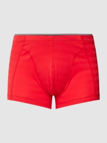 Schiesser Trunks mit elastischem Bund in Rot, Größe S