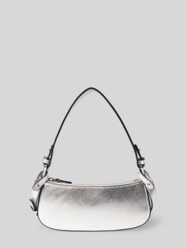 Coccinelle Handtasche mit Label-Detail Modell 'MERVEILLE' in Silber, G...