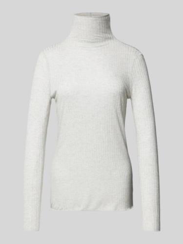 JAKE*S STUDIO WOMAN Longsleeve mit Strukturmuster in Beige Melange, Gr...