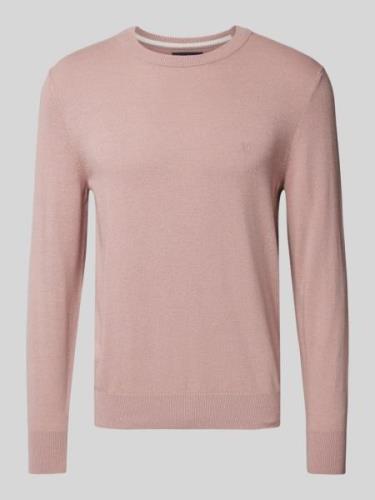 Marc O'Polo Loose Fit Pullover mit Rundhalsausschnitt in Rosa, Größe L