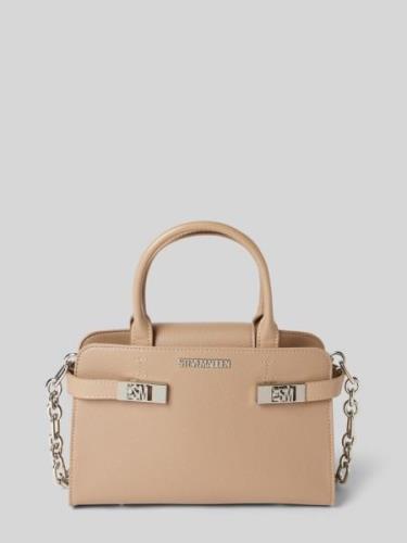 Steve Madden Handtasche mit Label-Applikation Modell 'BLINDEN' in Taup...