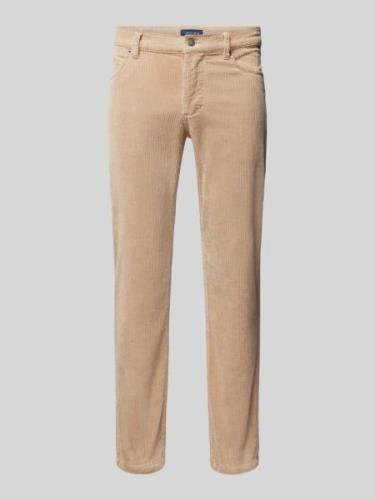 Christian Berg Men Cordhose im 5-Pocket-Design in Beige, Größe 32/30