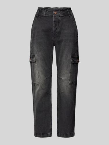 Scotch & Soda Tapered Fit Jeans mit elastischem Bund in Anthrazit, Grö...