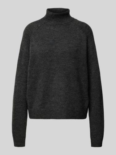 Pieces Regular Fit Rollkragenpullover mit langen Raglanärmeln Modell '...