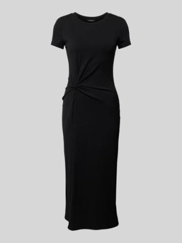 Lauren Ralph Lauren Midikleid mit Knotendetail Modell 'SYPORAH' in Bla...