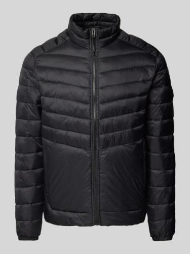 Jack & Jones Steppjacke mit Stehkragen Modell 'SPRINT' in Black, Größe...