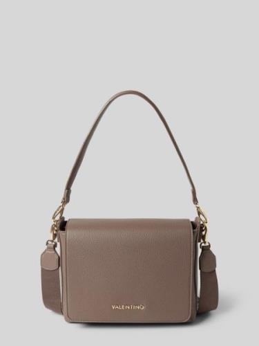 VALENTINO BAGS Handtasche mit Label-Detail Modell 'NEVER' in Taupe, Gr...