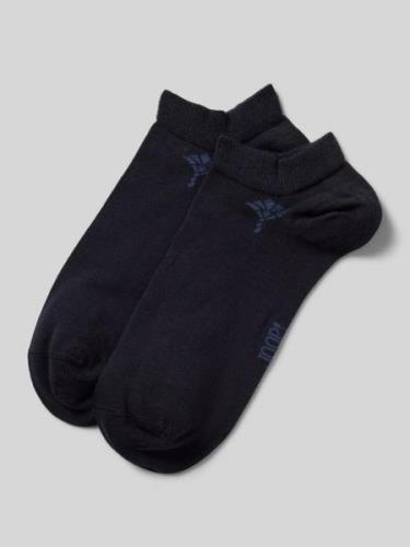 JOOP! Collection Socken mit Label-Print Modell 'Cornflower' in Marine,...