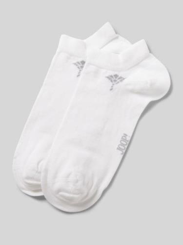 JOOP! Collection Socken mit Label-Print Modell 'Cornflower' in Weiss, ...