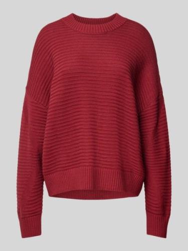 s.Oliver RED LABEL Strickpullover mit Strukturmuster in Rot, Größe 42