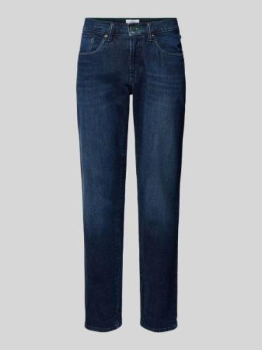 Brax Jeans mit 5-Pocket-Design in Marine, Größe 34/32