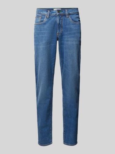 Brax Jeans mit 5-Pocket-Design in Marine, Größe 34/30