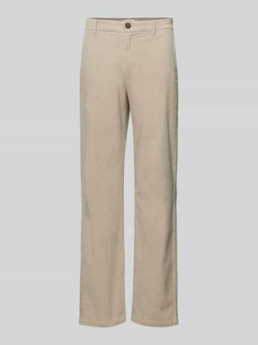 Only & Sons Straight Leg Hose mit Gesäßtaschen in Beige, Größe 32/32