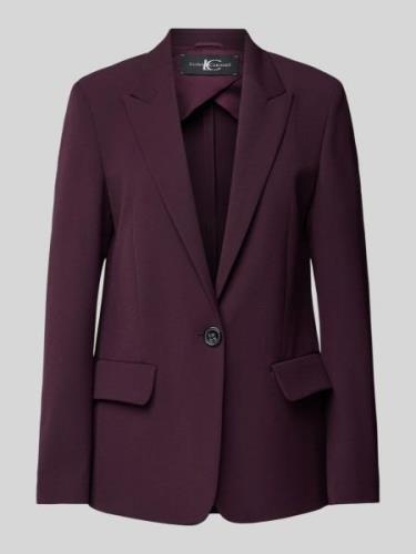 Luisa Cerano Blazer mit Reverskragen in Bordeaux, Größe 36