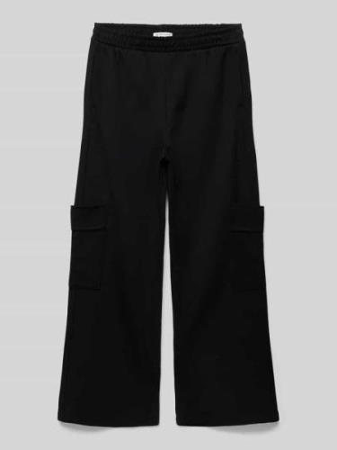 Tom Tailor Regular Fit Sweatpants mit Cargotaschen in Black, Größe 140