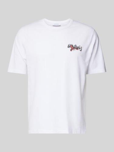 ROTHOLZ T-Shirt mit Label-Print Modell 'Lobster' in Weiss, Größe S