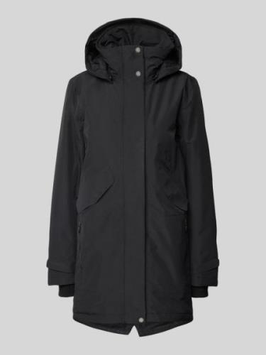 Didriksons Parka mit Reißverschlusstaschen Modell 'INDRA' in Black, Gr...