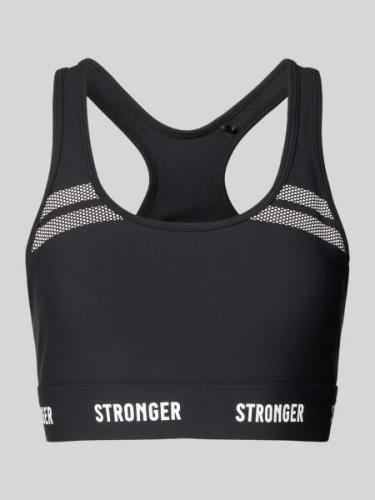 Stronger BH mit elastischem Logo-Bund in Black, Größe XL