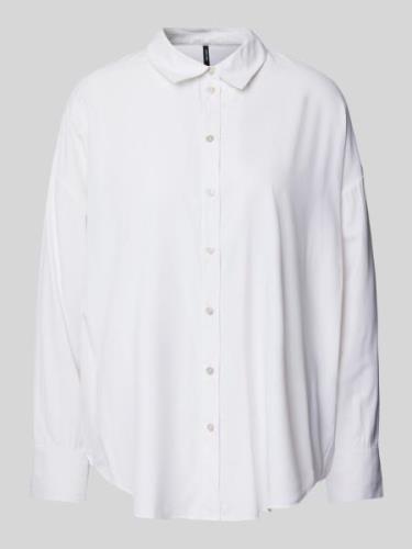 Vero Moda Oversize-Shirt mit langen Ärmeln Modell 'NORA' in Weiss, Grö...