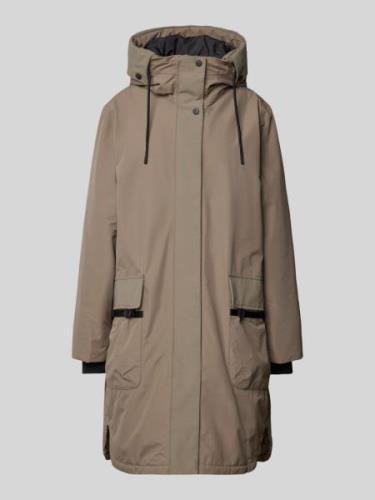 Didriksons Parka mit Pattentaschen in Camel, Größe 44