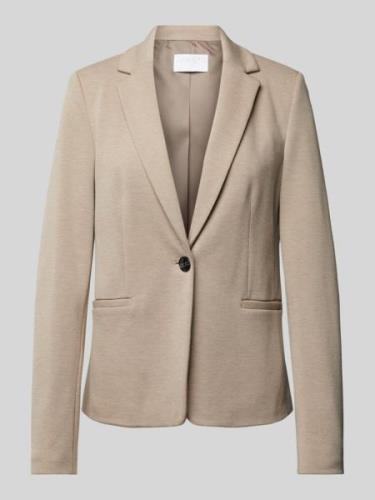 Jake*s Collection Blazer mit Reverskragen in Hellbraun, Größe 44