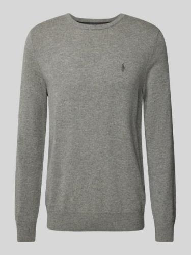 Polo Ralph Lauren Strickpullover aus Lanawolle mit Rundhalsausschnitt ...