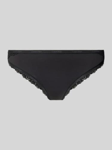 Calvin Klein Underwear String mit Label-Prints in Black, Größe XS