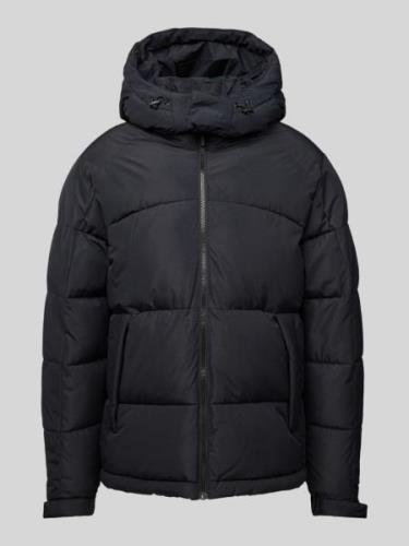 Jack & Jones Steppjacke mit Kapuze Modell 'AERO' in Black, Größe XL