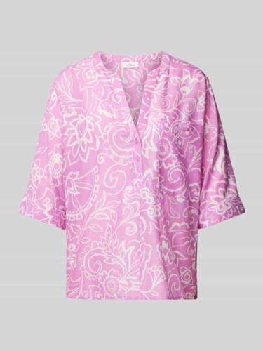 s.Oliver RED LABEL Bluse mit 3/4-Arm in Rose, Größe 44