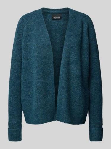 Pieces Regular Fit Cardigan mit Wollanteil in Melange Modell 'ELLEN' i...