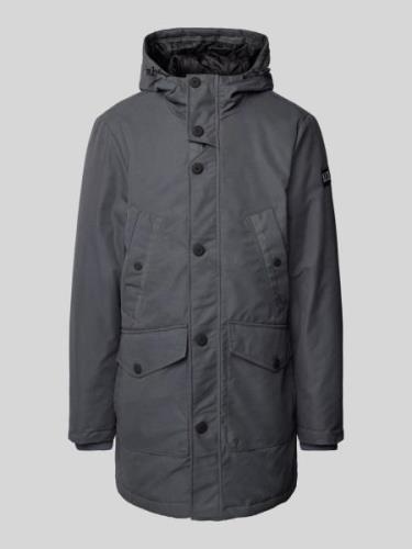 s.Oliver RED LABEL Regular Fit Parka mit Kapuze in Black, Größe XXL