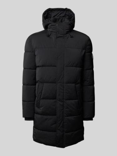 Christian Berg Men Steppjacke mit Kapuze in Black, Größe L