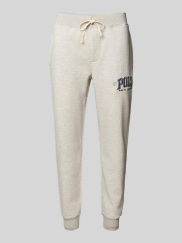 Polo Ralph Lauren Sweatpants mit elastischem Bund in Hellgrau, Größe X...