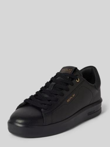 Replay Sneaker aus echtem Leder Modell 'UNIVERSITY' in Black, Größe 44