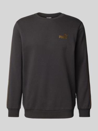 PUMA PERFORMANCE Sweatshirt mit Label-Print in Black, Größe XXL