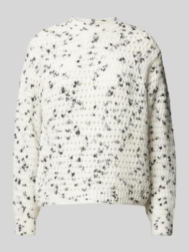 Mango Strickpullover mit Rundhalsausschnitt Modell 'DALMI' in Offwhite...