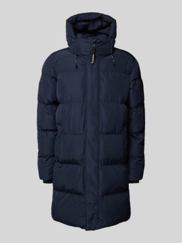 Superdry Steppjacke mit Kapuze in Marine, Größe XL