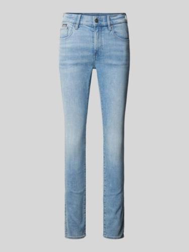 G-Star Raw Skinny Fit Jeans im 5-Pocket-Design Modell '3301' in Jeansb...